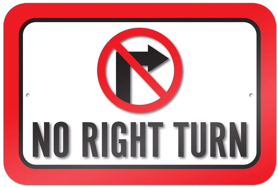 No Right Turn